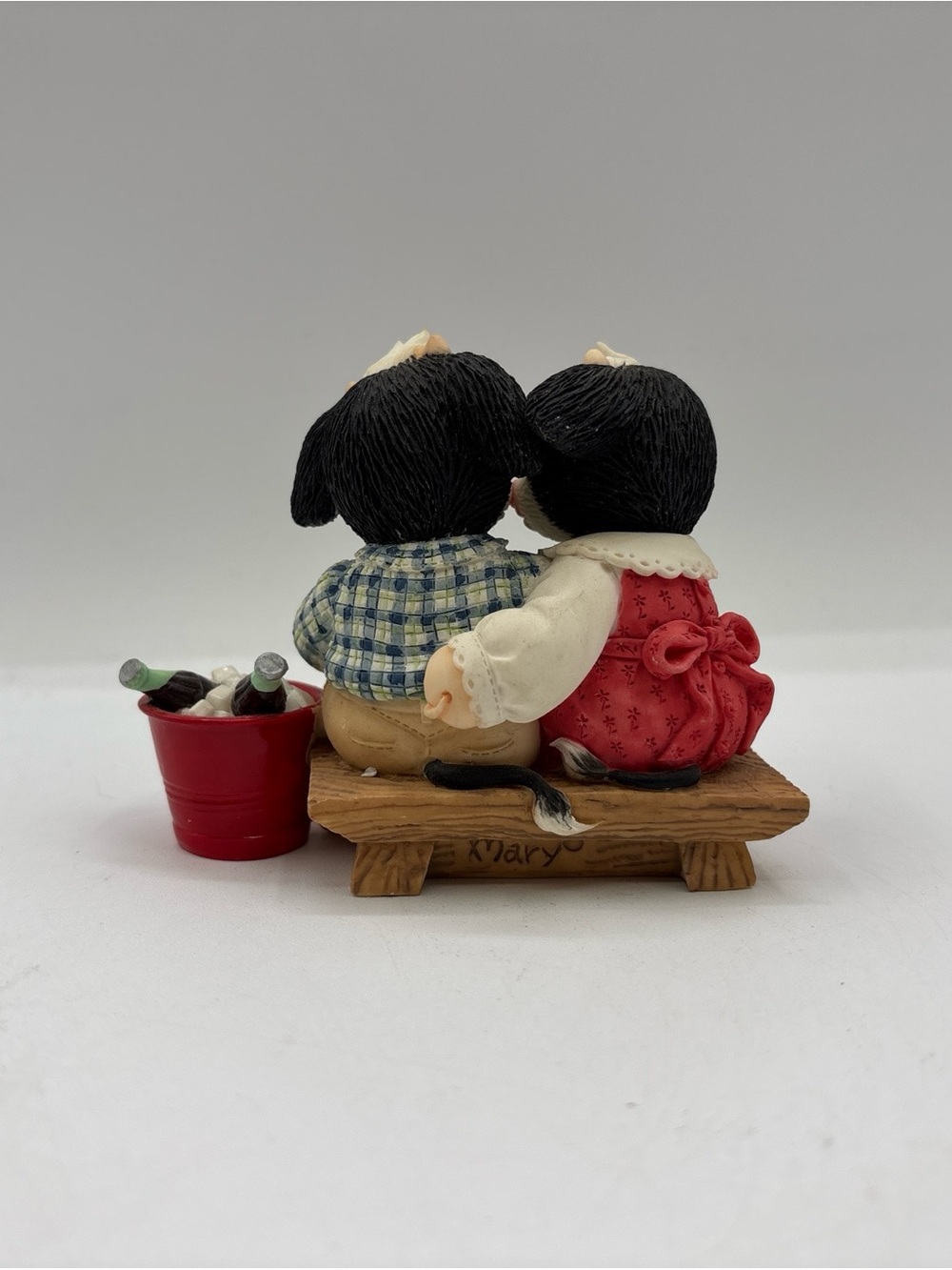 Mary’s Moo Moo Vintage Moo By My Side Is Soda Lightful 827088 Double Figurine - Picture 5 of 12